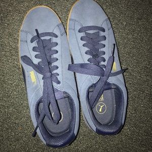 Navy Blue Puma Platforms